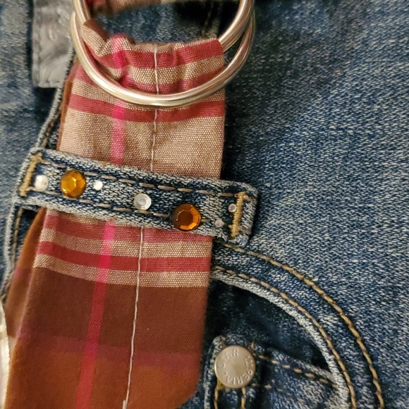 Imperial Star Adjustable Waistband Cropped Jeans Girl's 8 Reg - Picture 5 of 6